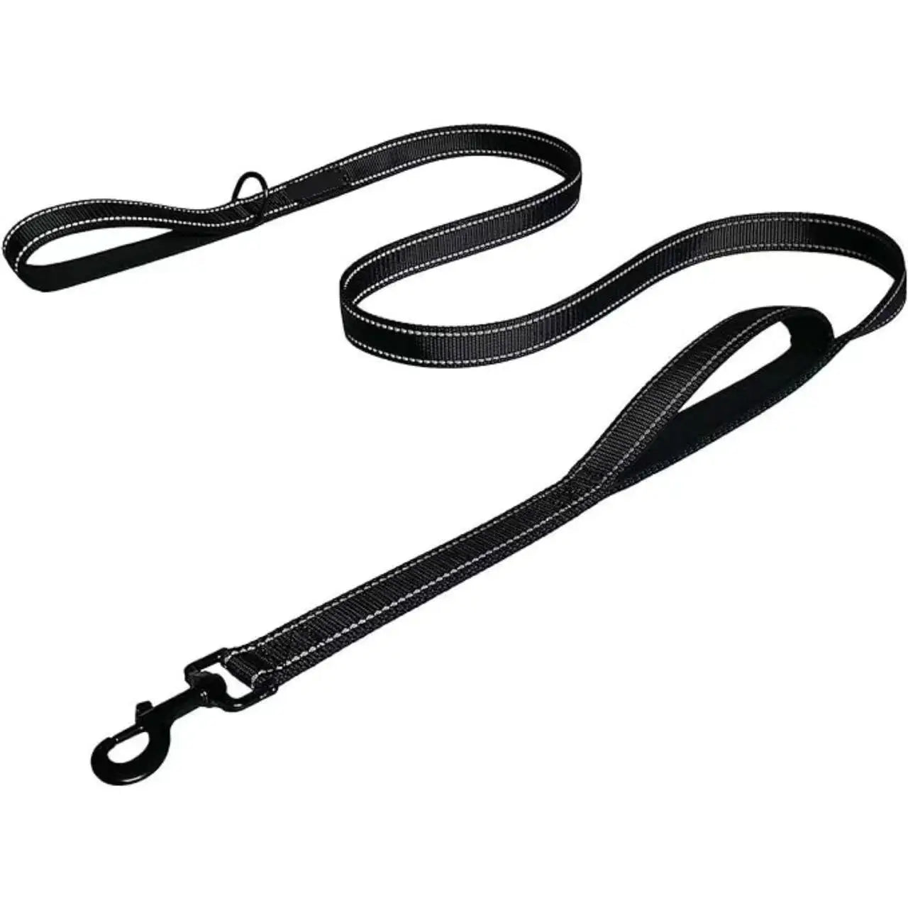 Double-Sided Reflective Safety 180cm Double Handle Dog Leash