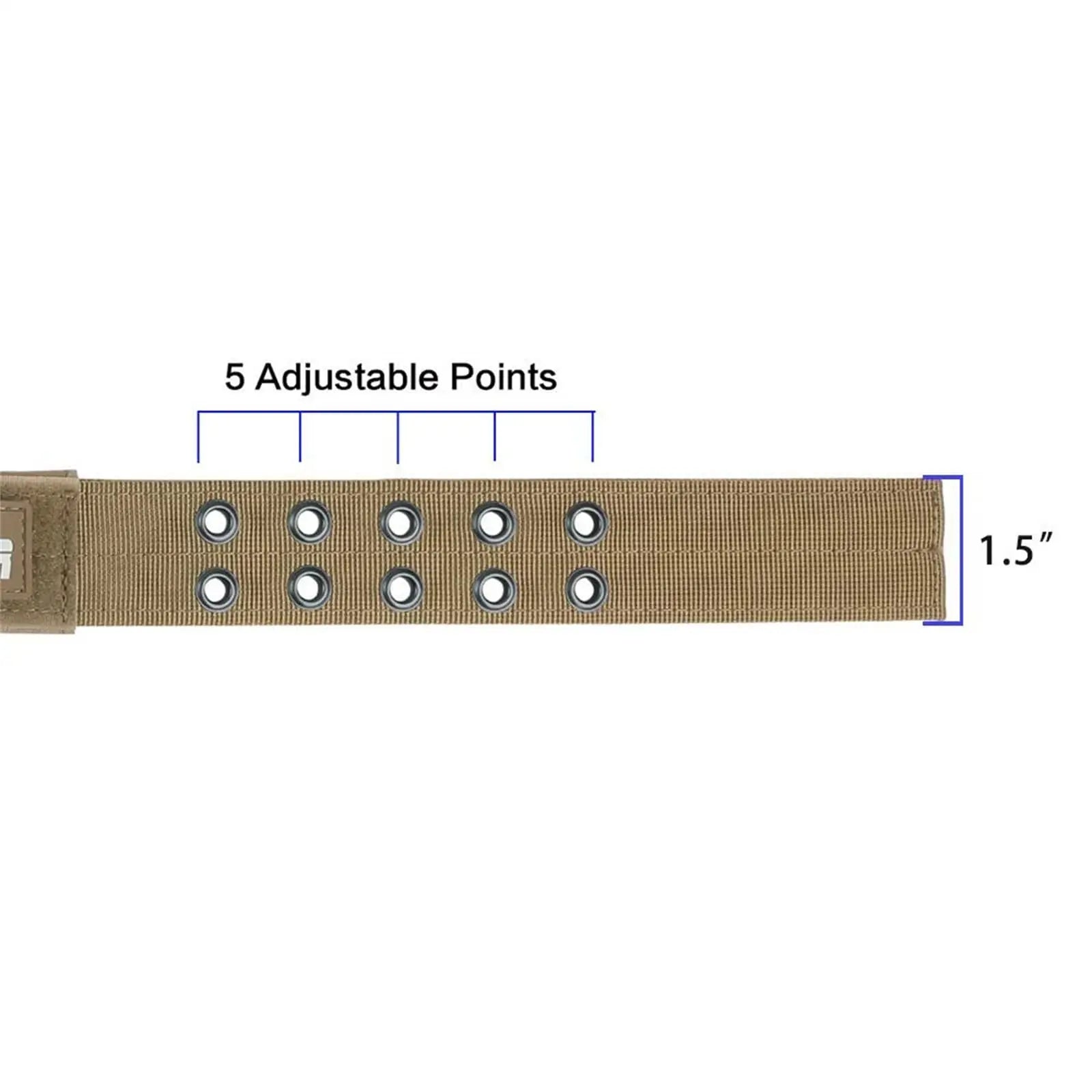 Adjustable Tactical Dog Collar with Double Buckle