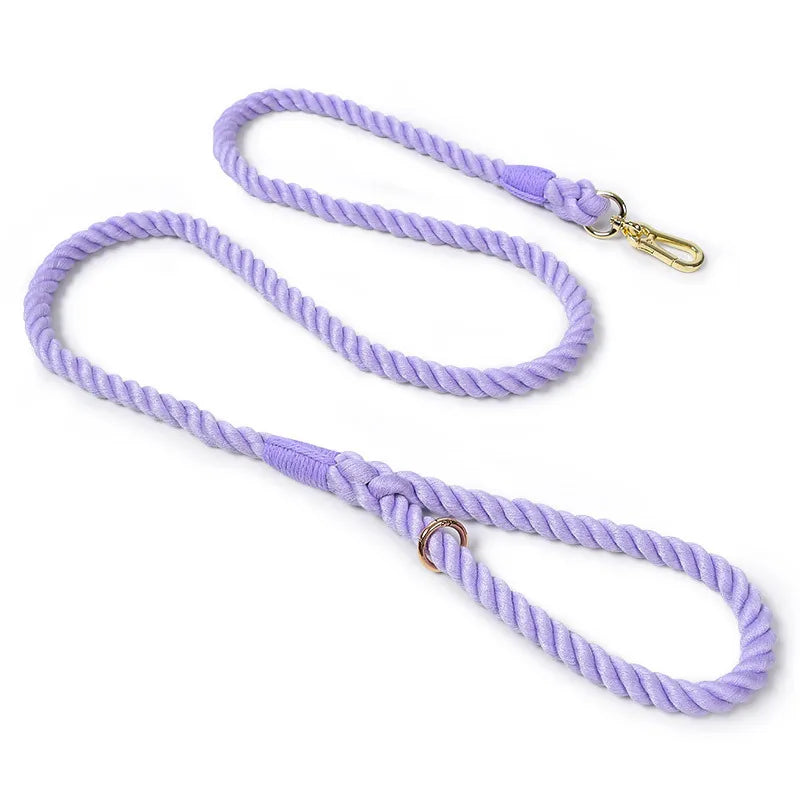 Multi-Function Hand-Woven Gradient Dog Leash