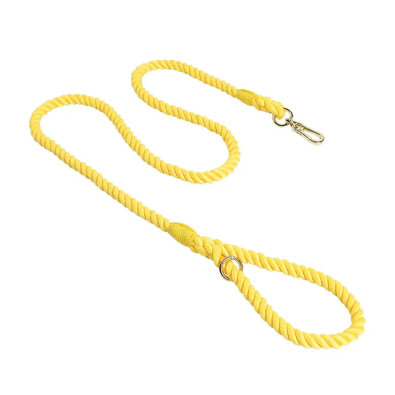 Multi-Function Hand-Woven Gradient Dog Leash