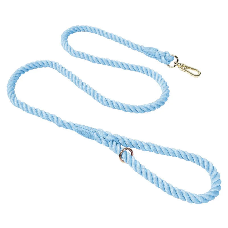 Multi-Function Hand-Woven Gradient Dog Leash