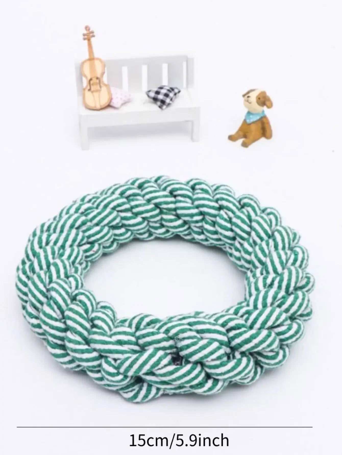 Durable Dog Rope Chew Toy Bite-Resistant for Medium & Large Breeds