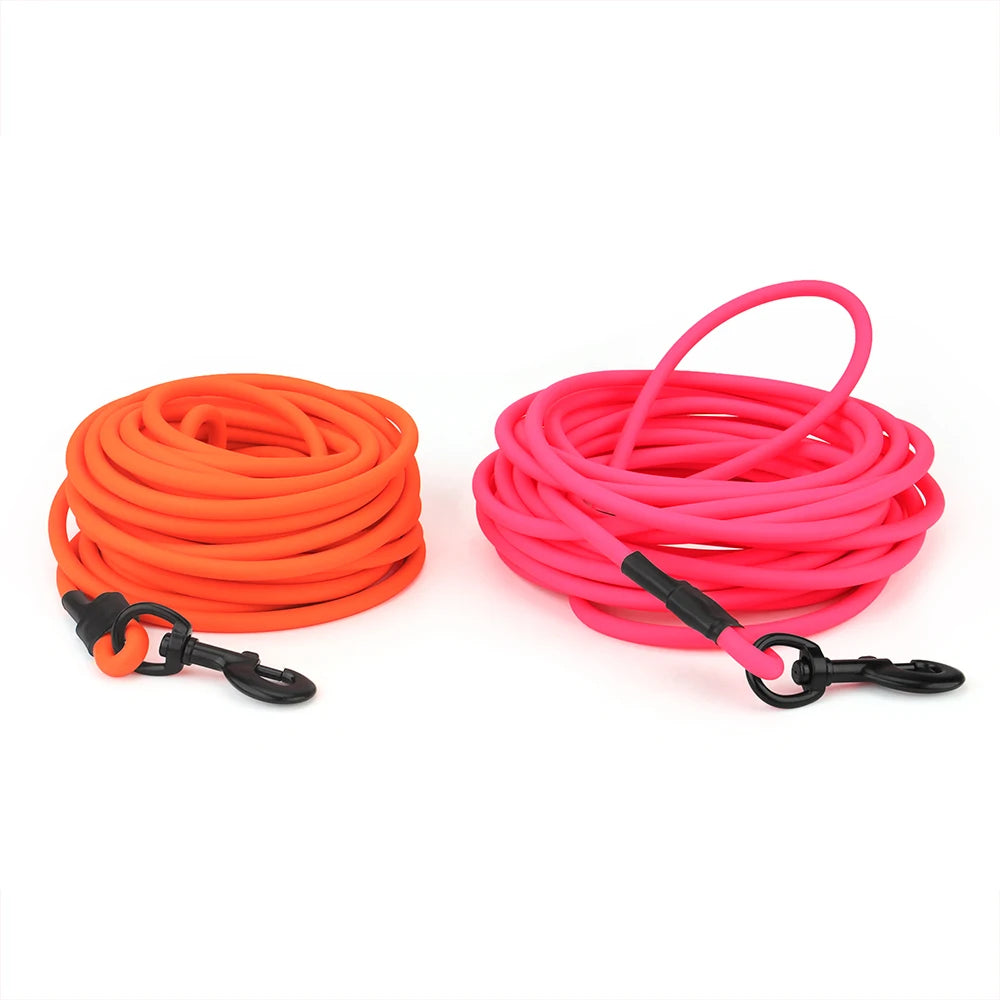 5m/10m Recall Training & Tracking Waterproof PVC Long Dog Leash