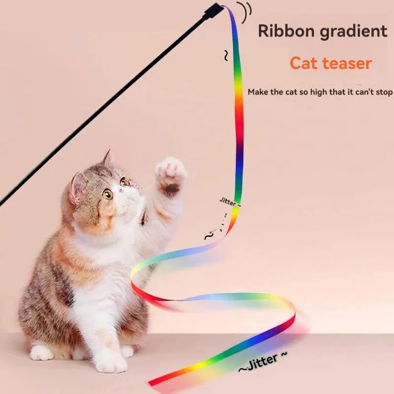 Interactive Teasing Wand Fun Toy for Cats & Dogs