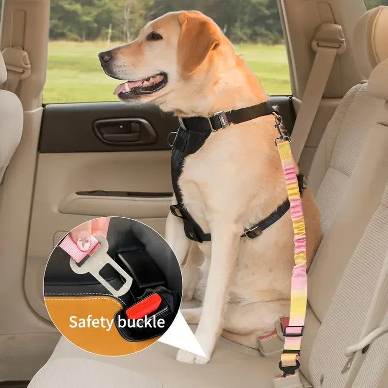 Adjustable Pet Seat Belt Car Safety Harness for Small Pets