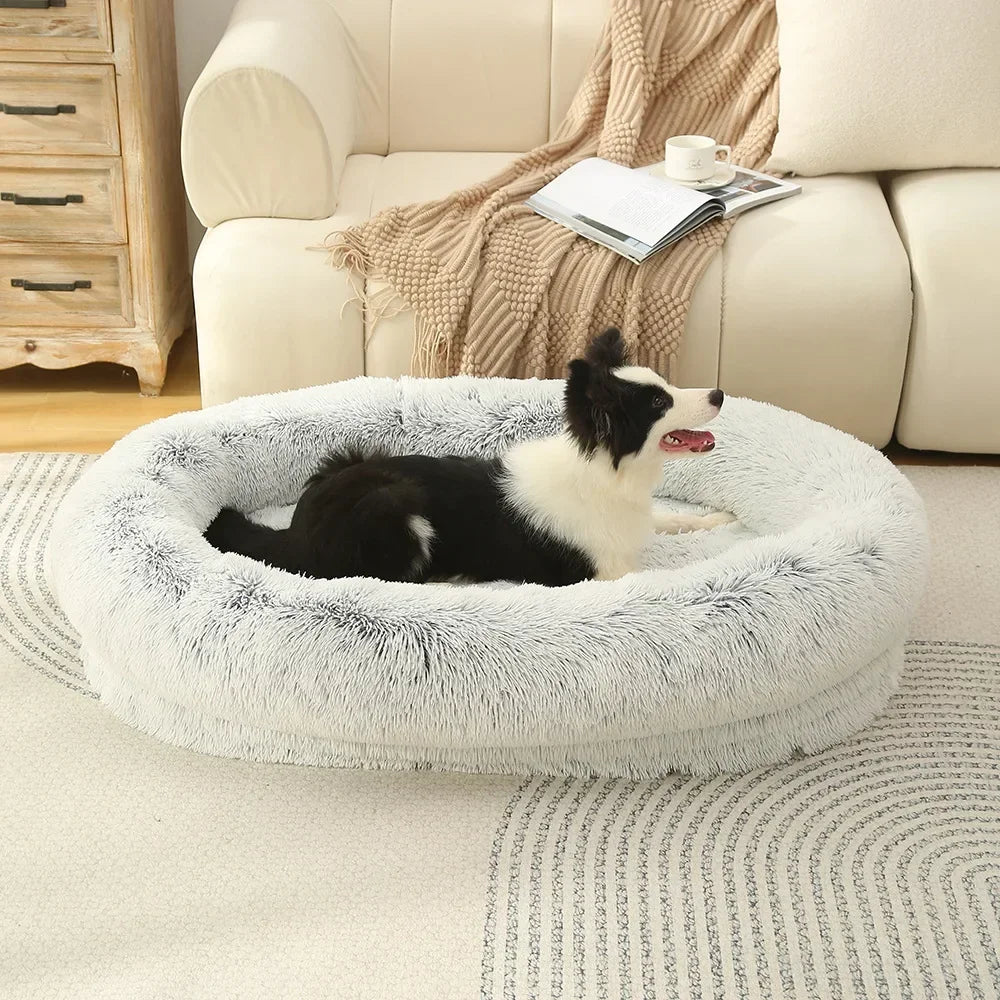 Ultra Soft, Washable Donut Cuddler Pet Bed