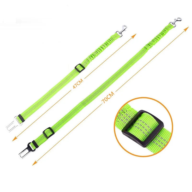 Retractable Cushion Adjustable Elastic Dog Safety Leash
