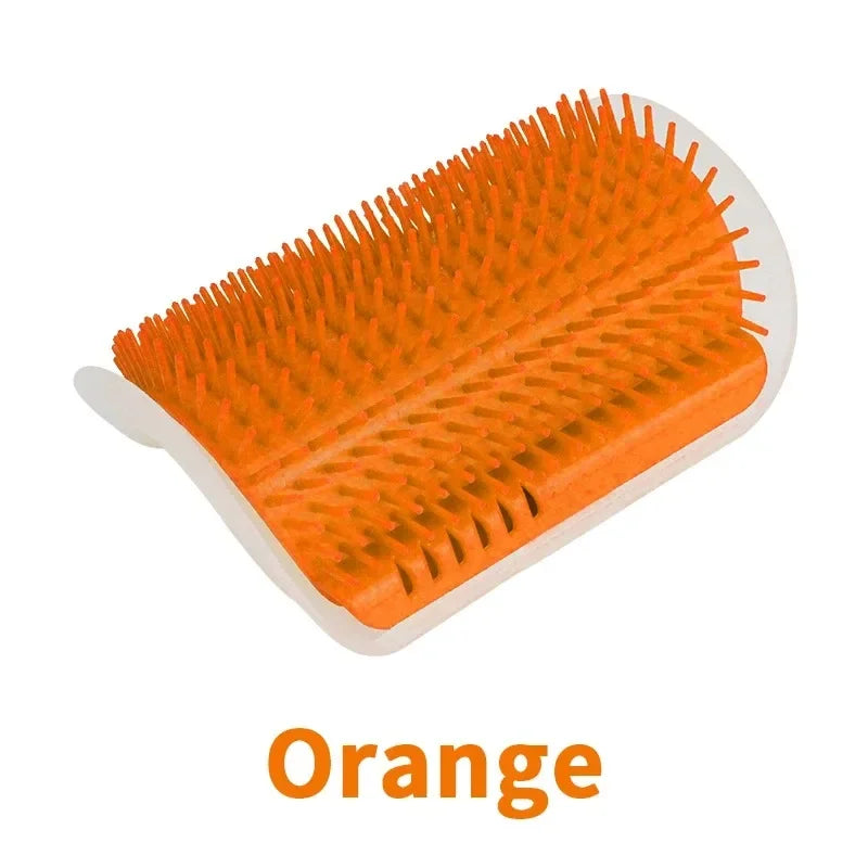 Cat Corner Self-Grooming Brush Wall-Mounted Pet Comb Accessory