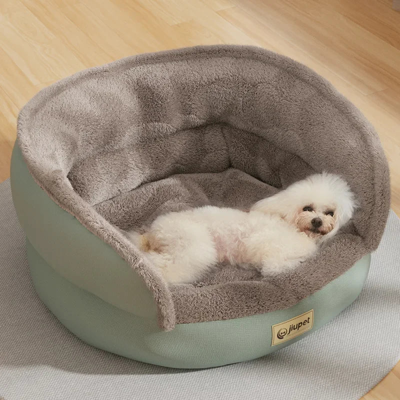 Thickened Velvet Nest All‑Season Plush Pet Sofa Bed