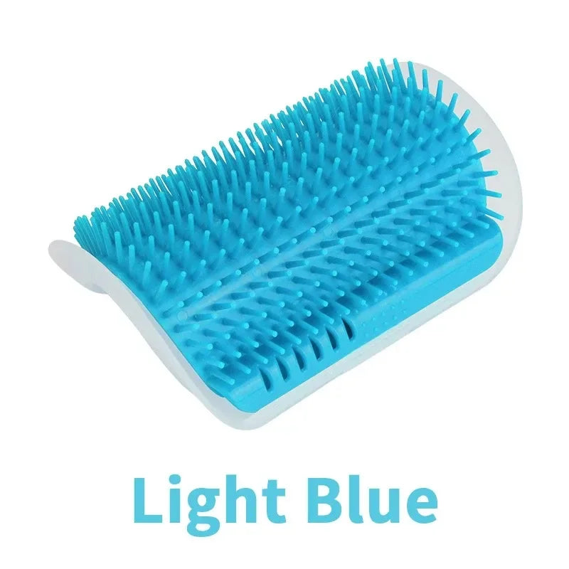 Cat Corner Self-Grooming Brush Wall-Mounted Pet Comb Accessory