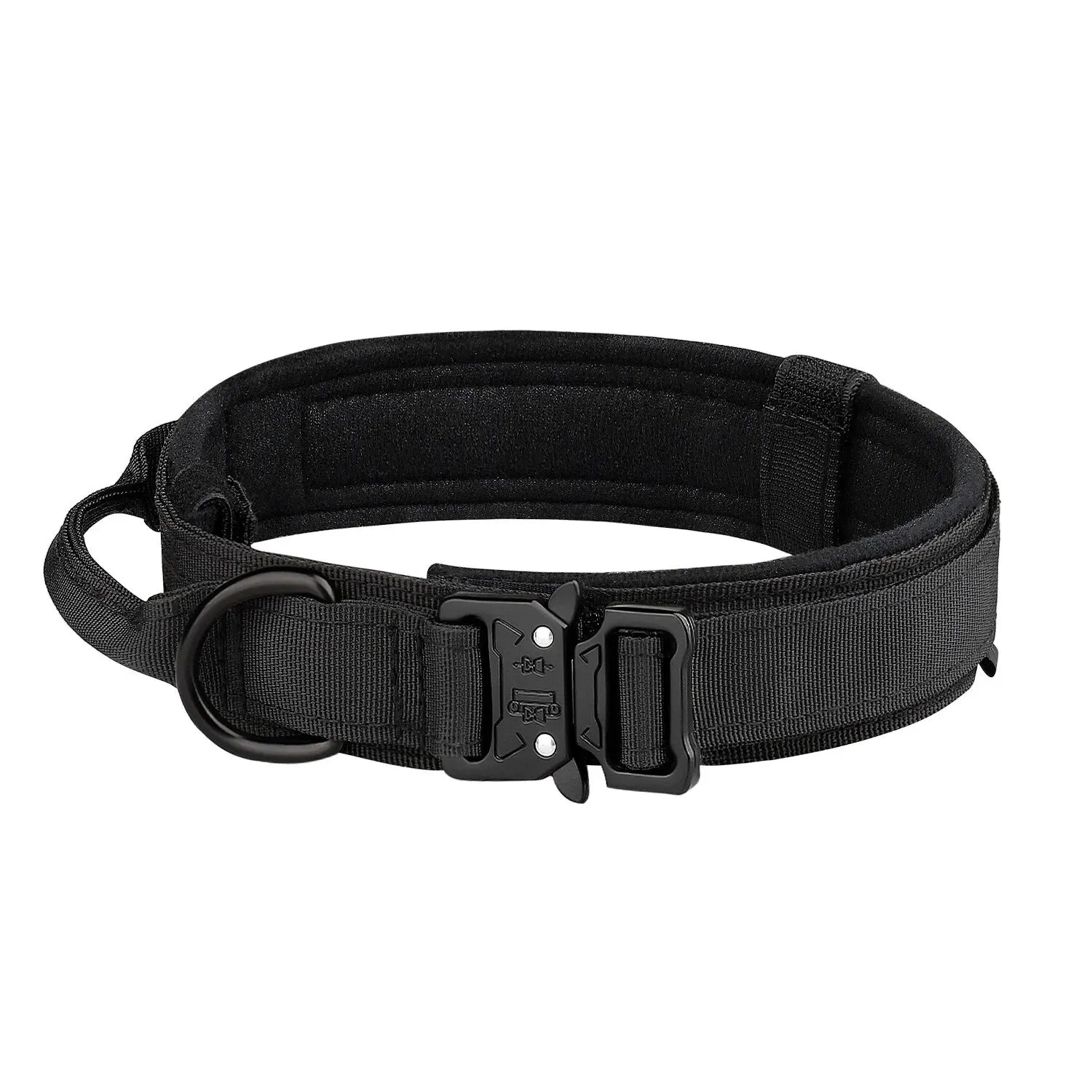Adjustable Tactical Nylon Metal Buckle Dog Collar