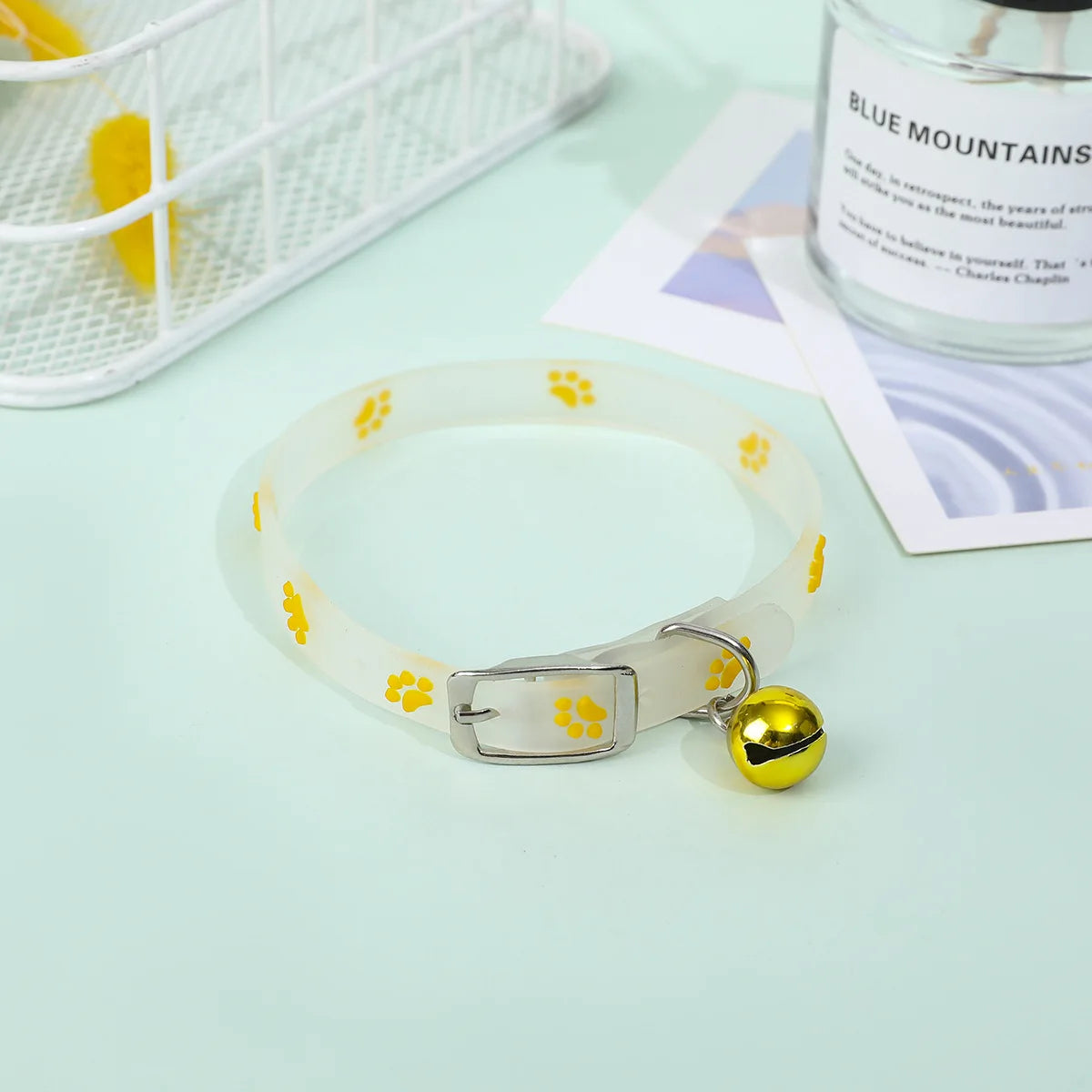 Glowing Anti-Loss Necklace Luminous Silicone Cat Collar