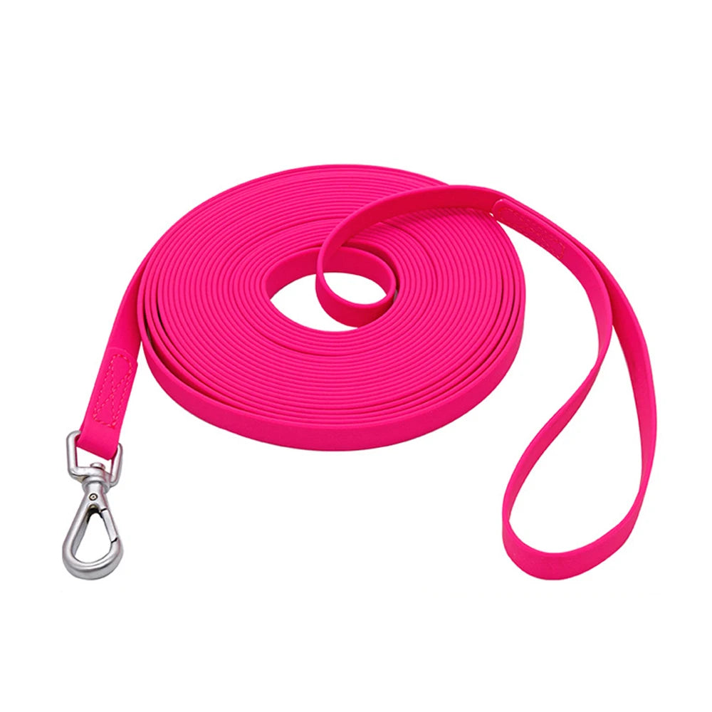 Long PVC Dog Leash for Outdoor Walking & Training