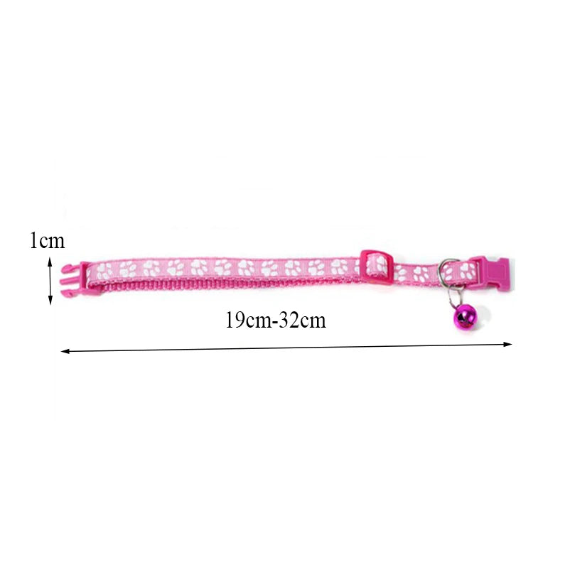 Adjustable Fashion Pet Necklace Colorful Pattern Cat Collar