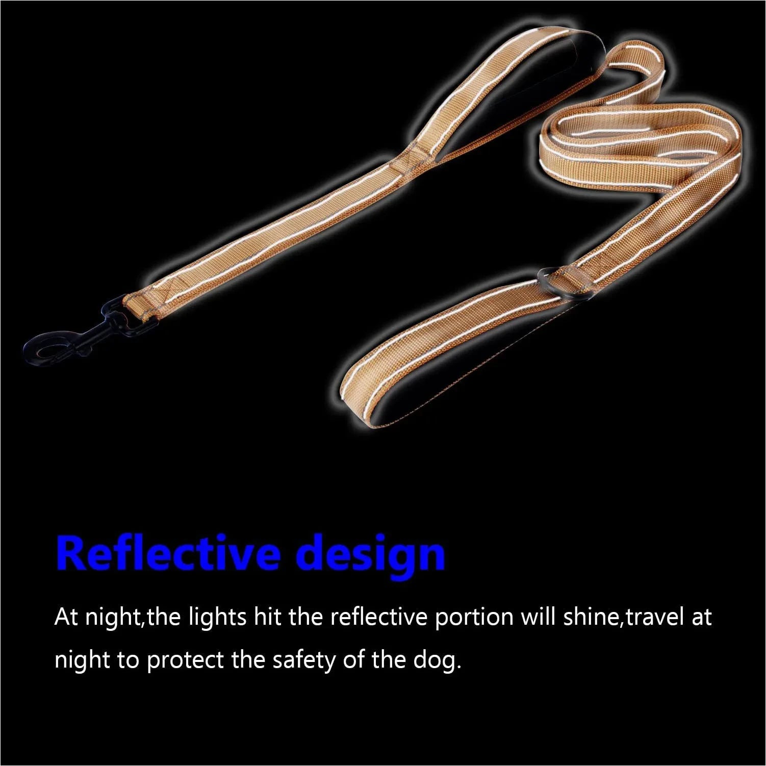 Outdoor Training Heavy Duty Dual Handle Dog Leash