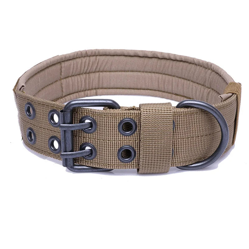 Heavy-Duty Nylon Training Adjustable Reflective Tactical Dog Collar