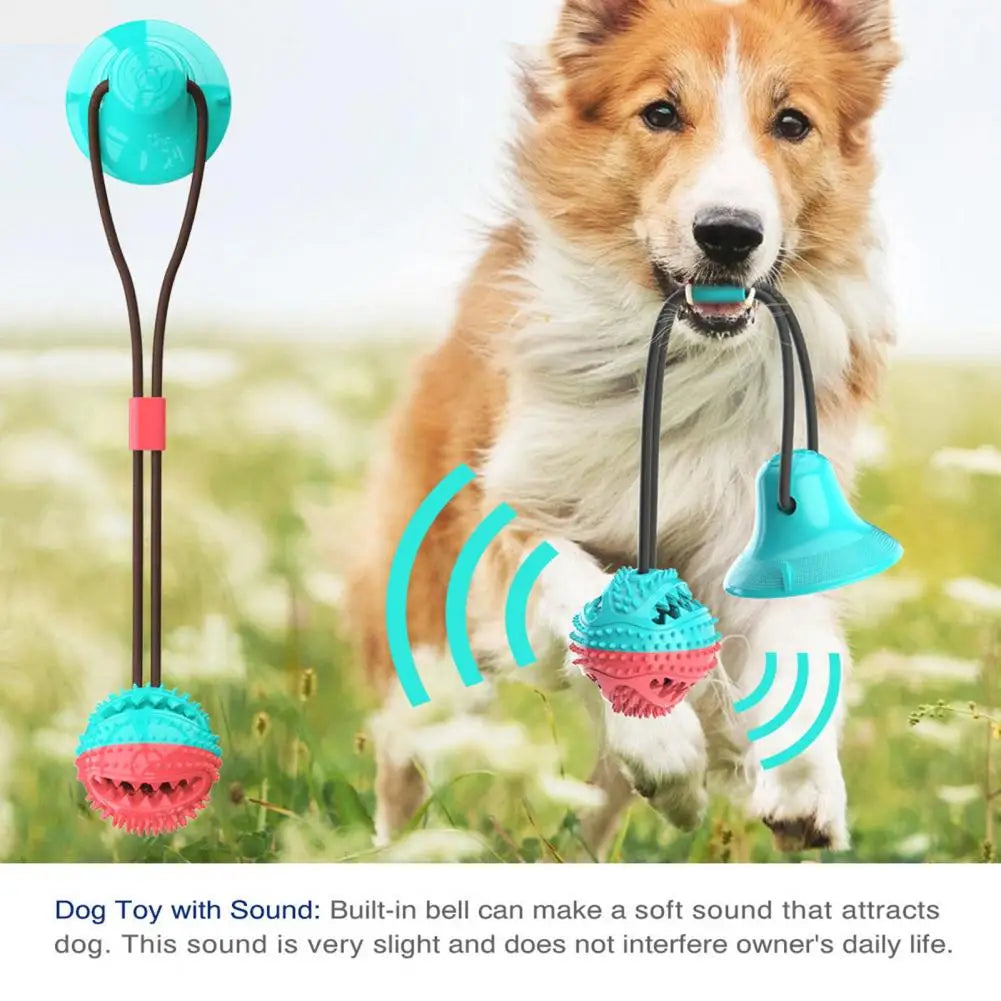 Dog Chew & Suction Toy Treat Dispensing Rope for Aggressive Chewers