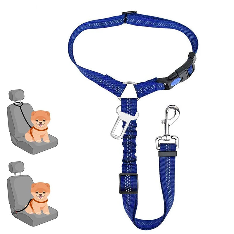 Multi-Functional Dog Leash with Car Safety Buckle