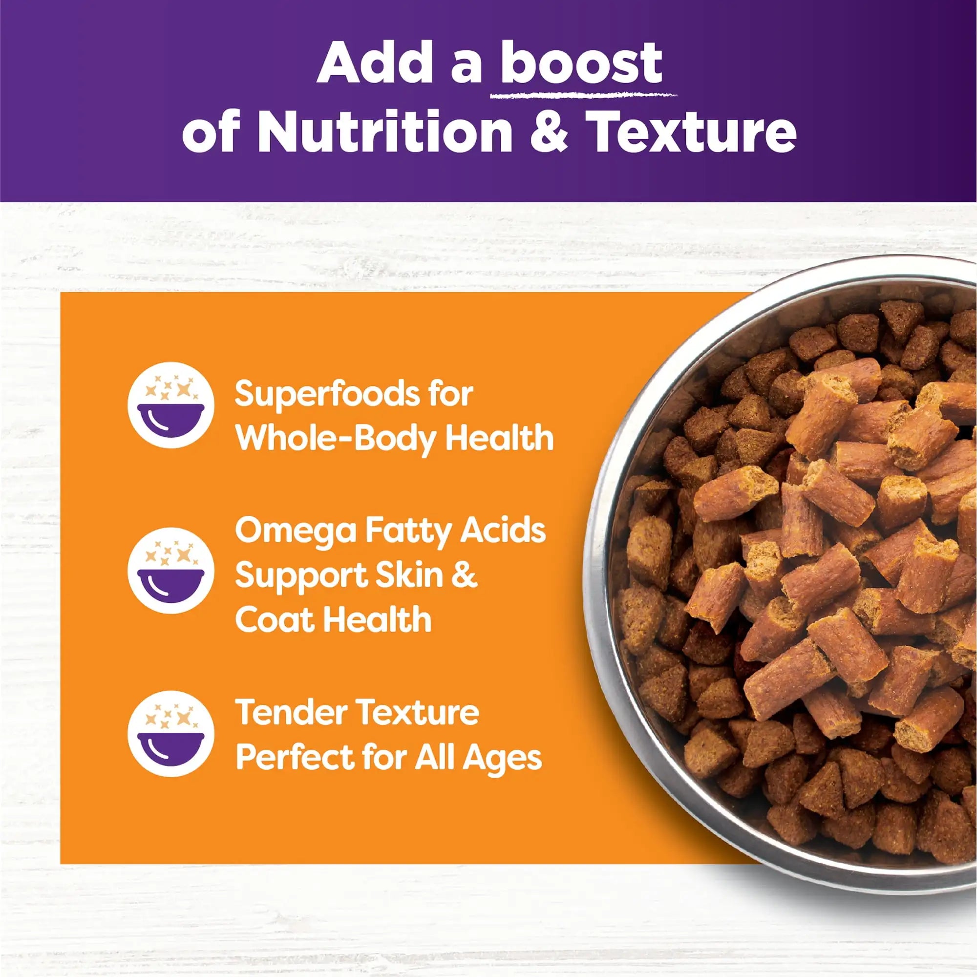 Tender Turkey & Chicken Toppers, 8 oz Bag Wellness Bowl Boosters