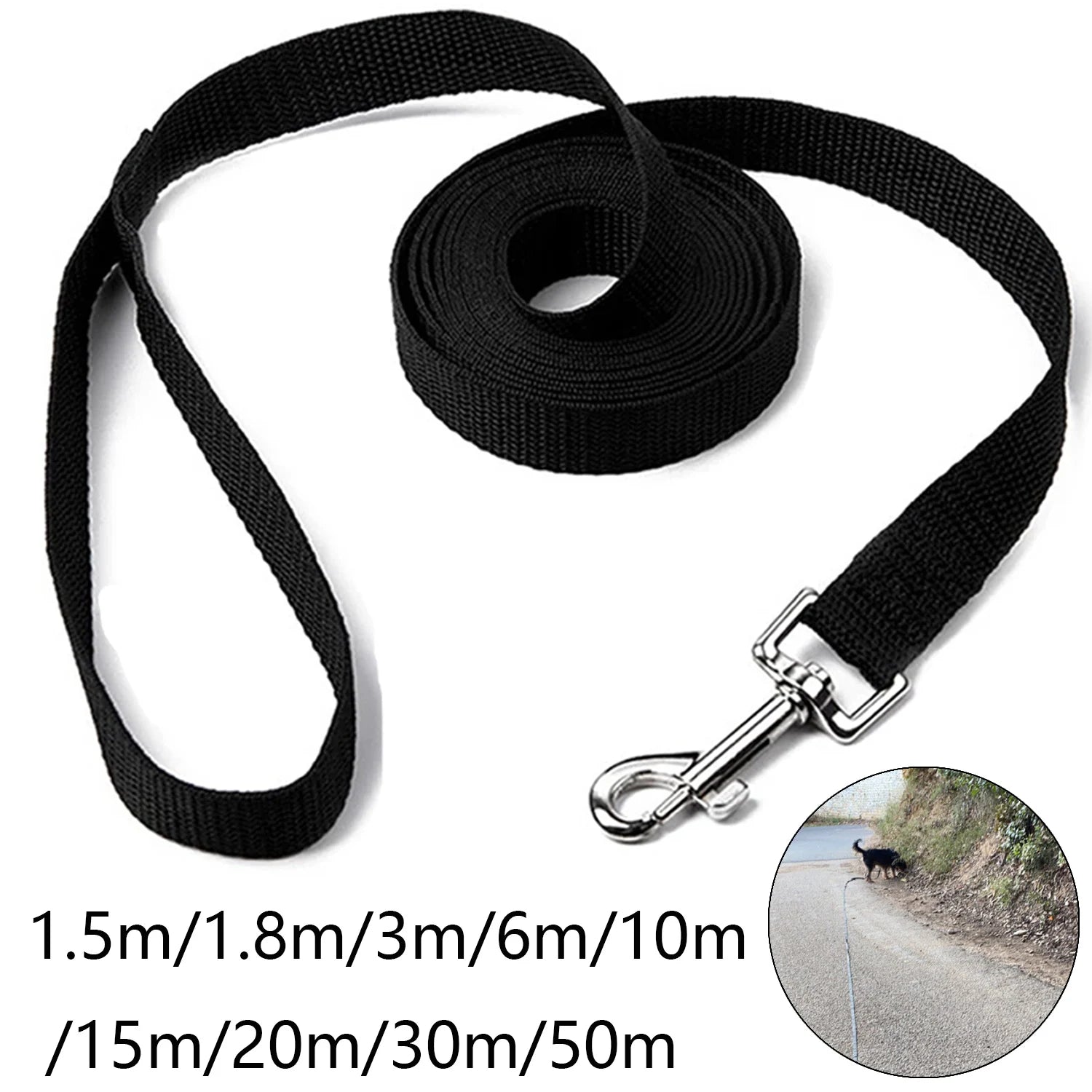 Heavy-Duty Outdoor Long Durable Adjustable Dog Leash