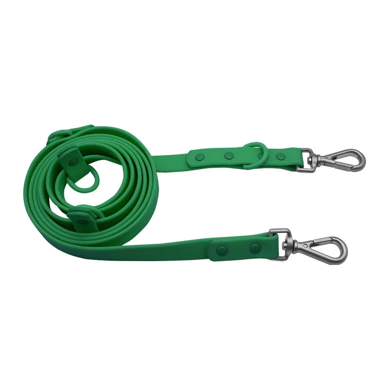 Heavy-Duty PVC Double-Headed Multifunctional Dog Leash