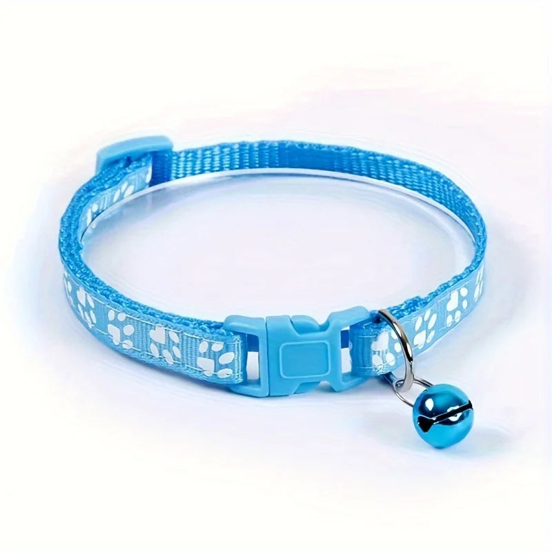 Adjustable Fashion Pet Necklace Colorful Pattern Cat Collar