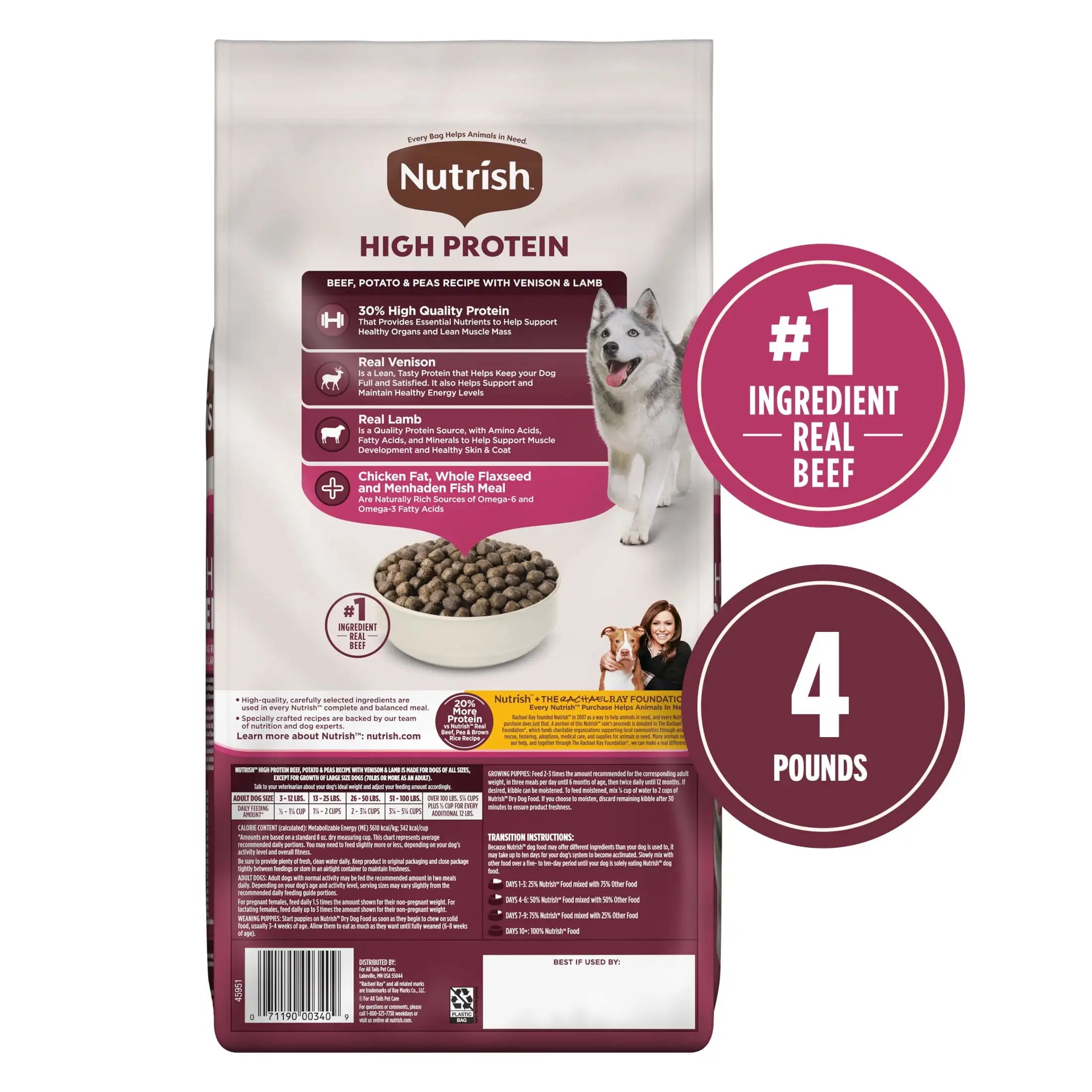12 oz Bag Triple Flavor Rawhide Dog Chews