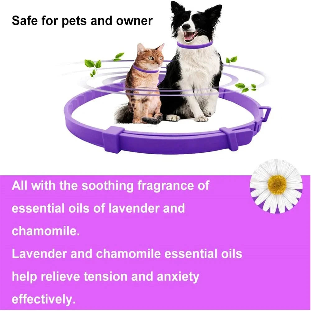 Pheromone-Infused Anxiety Relief Stress Calming Collar