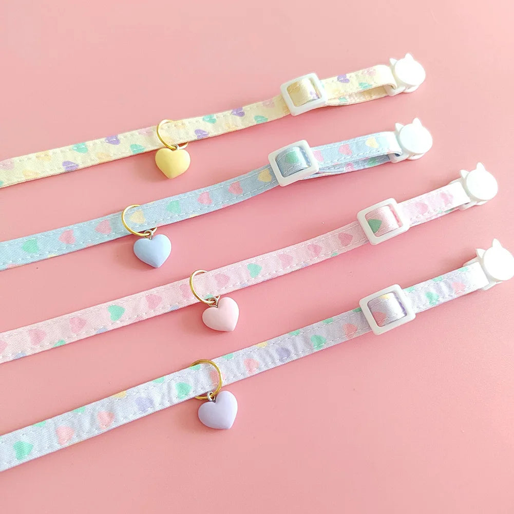 Cute Printed Pet Necklace Adjustable Cat & Puppy Collar