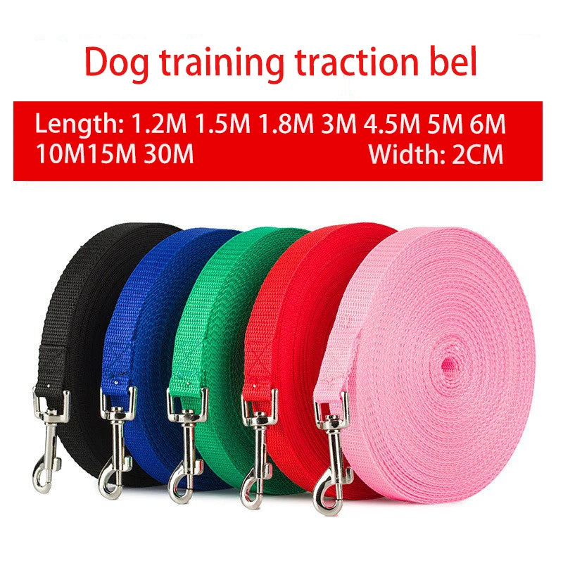 Long Walking Lead and Traction Rope Nylon Dog Training Leash