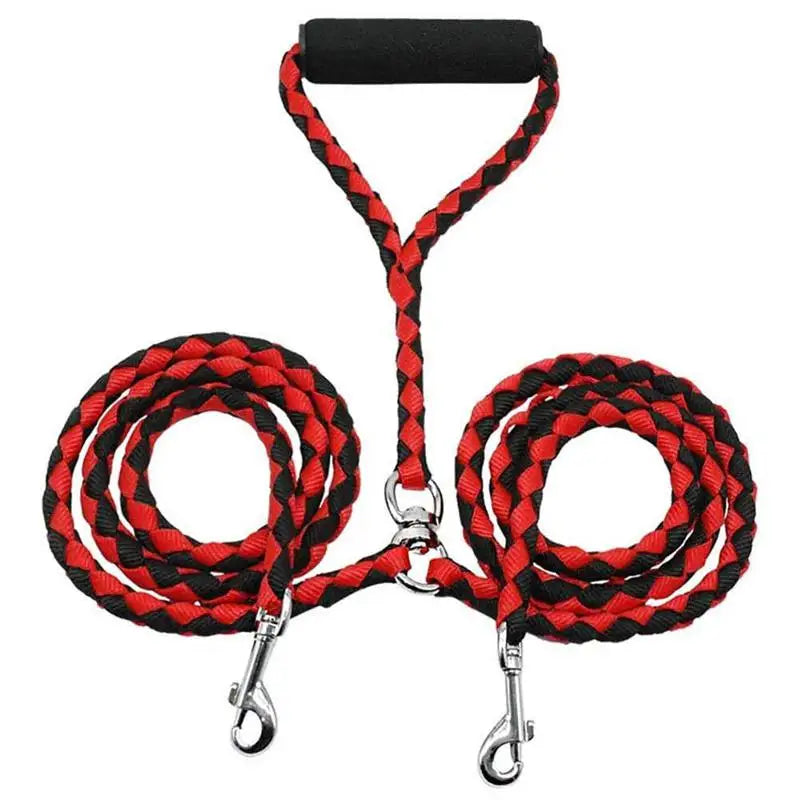 High-Quality Durable Traction Rope Double Dog Leash