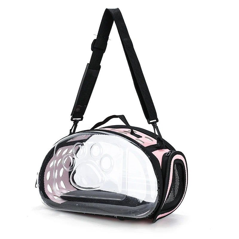 Portable Pet Carrier Backpack Breathable Travel Cage for Dogs & Cats