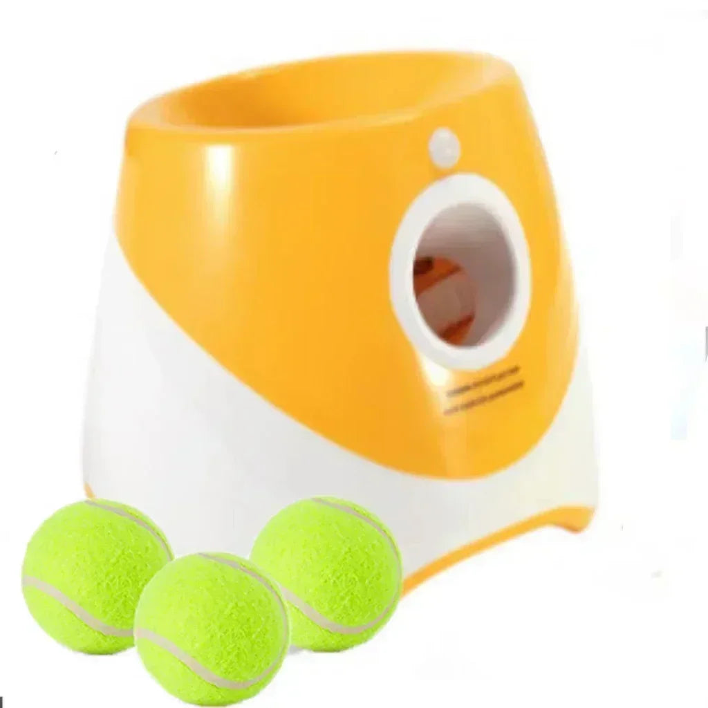 Smart Dog Ball Launcher Adjustable Distance, Indoor/Outdoor Play