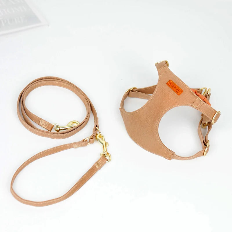 No-Pull XXS Puppy Harness Soft, Adjustable & Escape-Proof with Leash