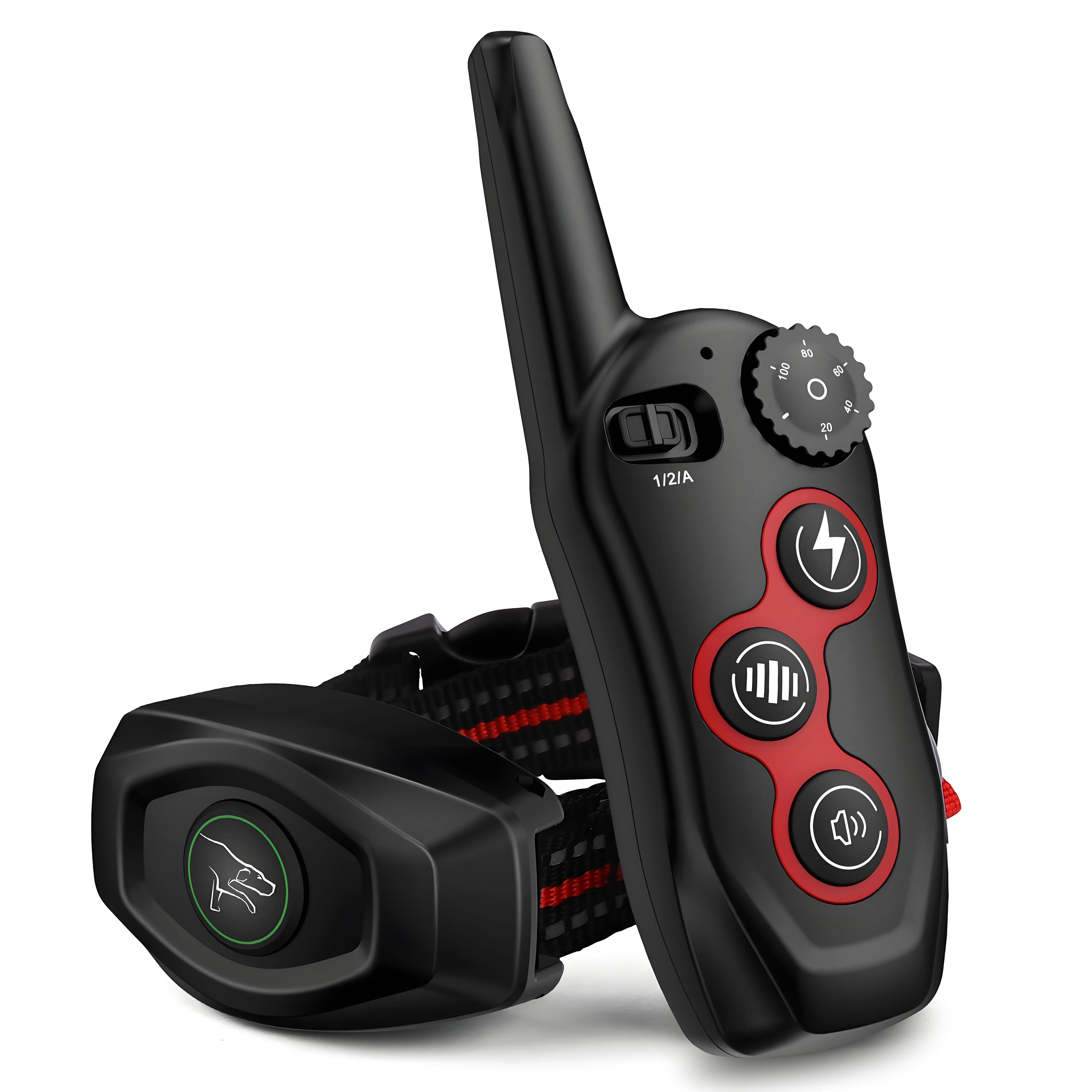 2-in-1 Dog Training Collar Auto Bark Stopper with 500m Remote, Waterproof