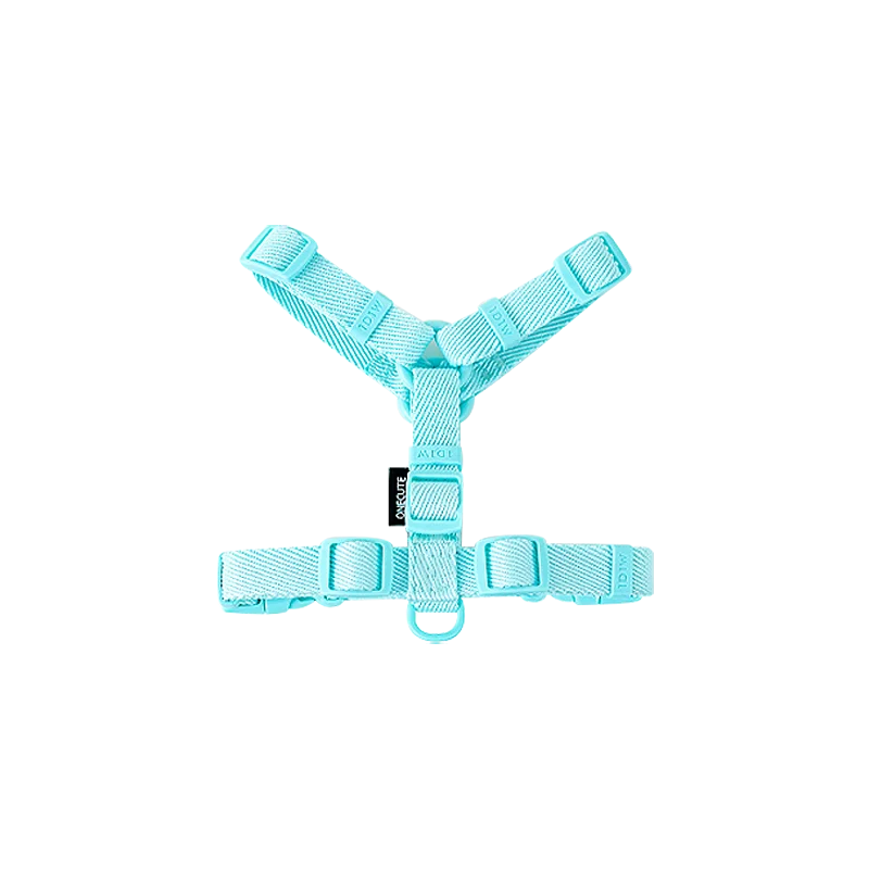 Adjustable Macaron Color Pet Harness And Leash Set