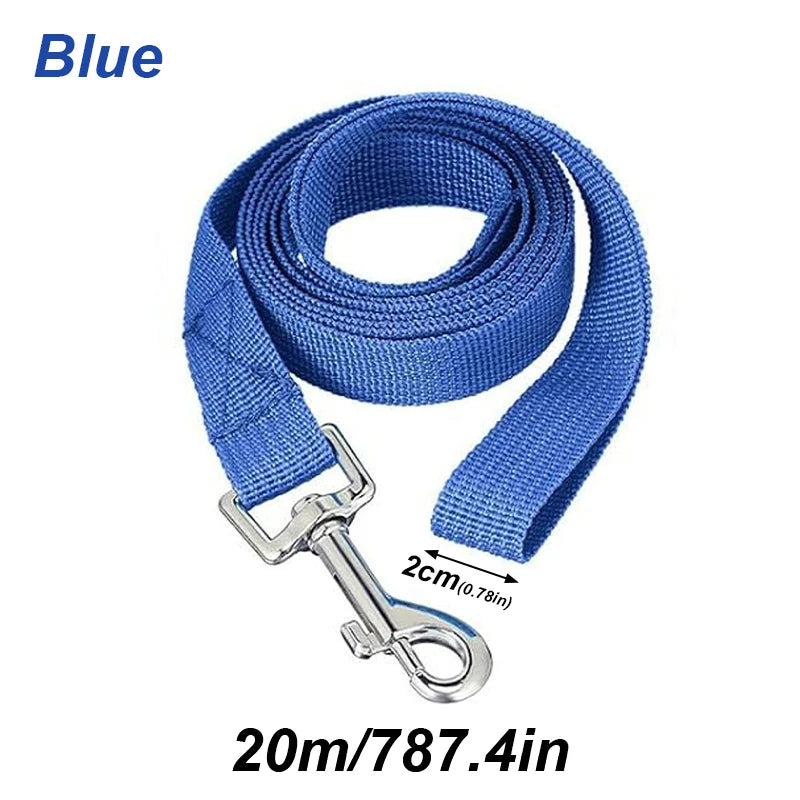 20m Long Solid Color Polypropylene Dog Leash