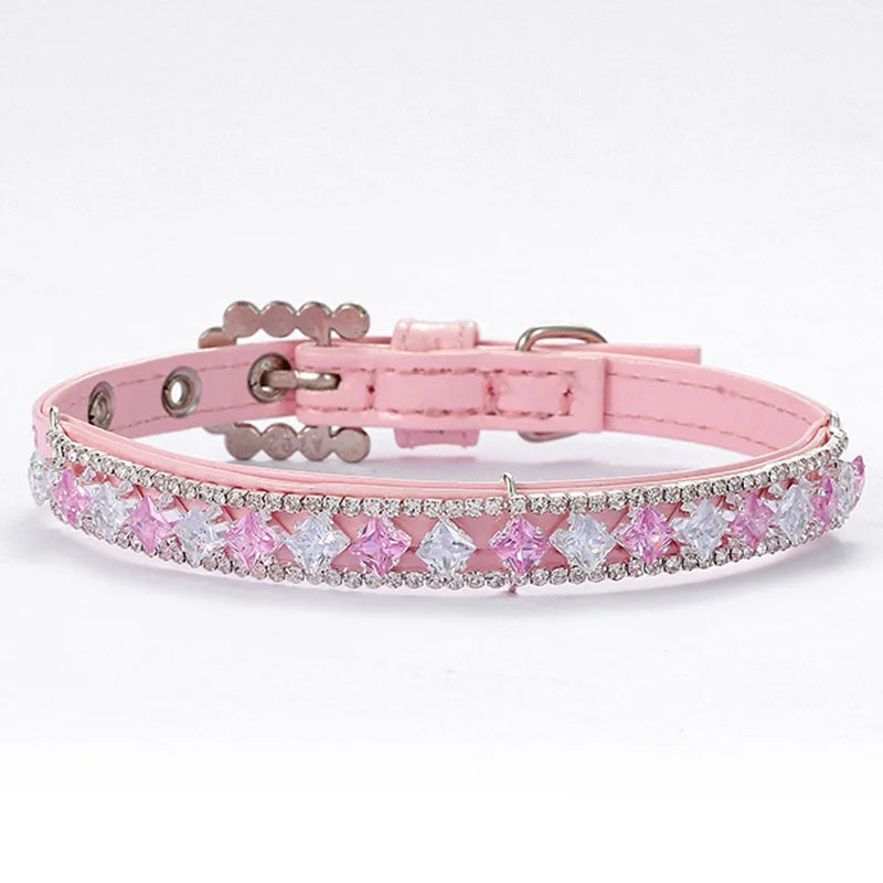 Princess Crystal Luxury Rhinestone Pet Collar
