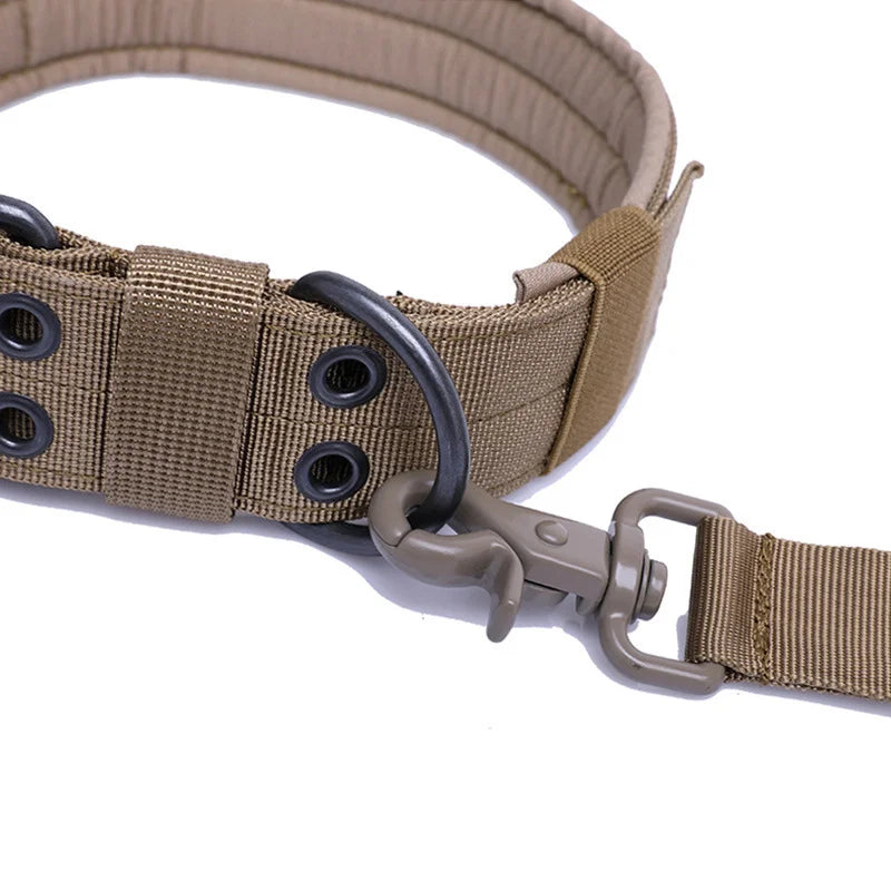 Heavy-Duty Nylon Training Adjustable Reflective Tactical Dog Collar