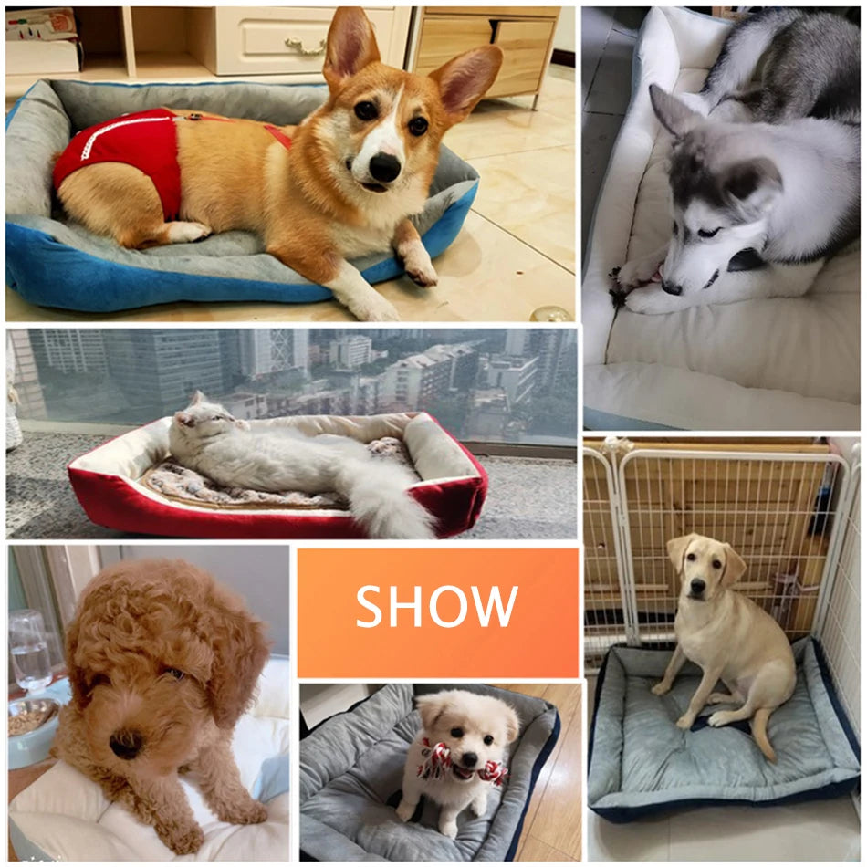 Soft Cushion Mat Winter Warm Pet Sofa Bed