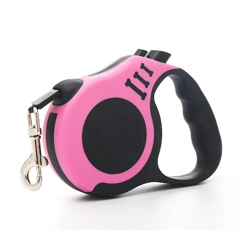 Retractable 5-Meter Hands-Free Double Strap Leash