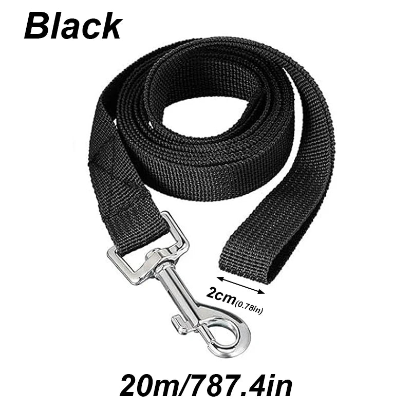 20m Long Solid Color Polypropylene Dog Leash