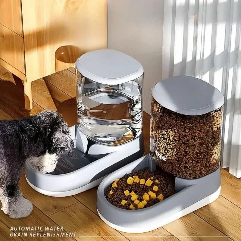 Automatic Pet Feeder Food & Water Dispenser for Cats & Dogs