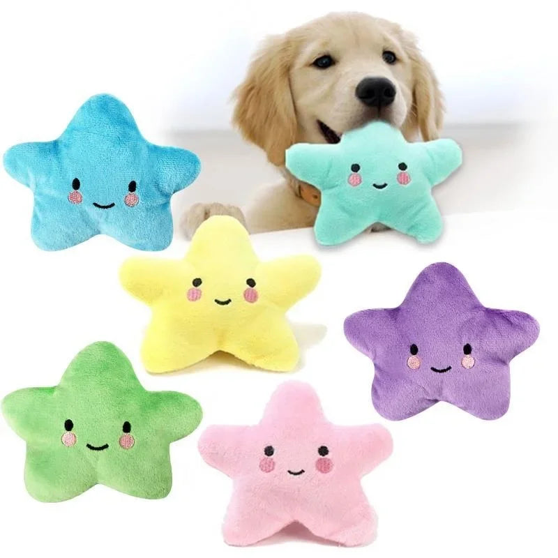Plush Sounding Star Toy Fun Pet Toy for Dogs & Cats